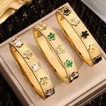 Flower Bracelet Factory - Custom Five Leaf Wide Sleeve