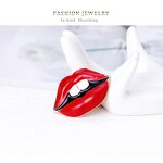 Lipstick Brooch Supplier - Custom Luxury Sexy Lips Pin