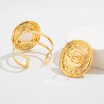 Pearl Ring Set Factory - Custom Exaggerated Inlay Cuff