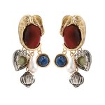 Animal Earrings Factory - Custom Acrylic Pearl Gemstone Drop