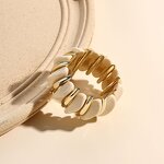 Resin Bracelet Supplier - Custom Splicing Electroplated Gold