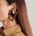 Resin Earrings Factory - Custom Bohemian Ethnic Stud OEM