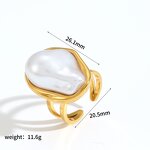 Pearl Ring Factory - Custom Ocean Style Gold-plated