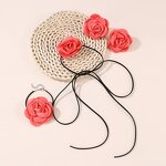 Rose Jewelry Set Factory - Custom Romantic Big Flower Set