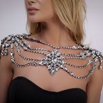 Shoulder Chain Manufacturer - Custom Rhinestone Tassels Multi-layer