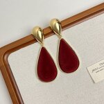 Drop Earrings Supplier - Custom Velvet Water Drop OEM
