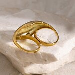 Double Finger Ring Manufacturer - Custom Smooth Large Face