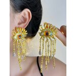 Tassel Earrings Supplier - Custom Baroque Turkish Eye