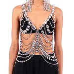 Rhinestone Body Chain Supplier - Custom Multilayer Exaggerated