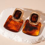 Geometric Earrings Manufacturer - Custom Anti-allergy Maillard