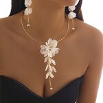 Tassel Choker Set Manufacturer - Custom Flower Drop Earrings
