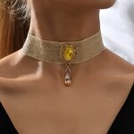 Choker Necklace Manufacturer - Custom Gothic Crystal Drop