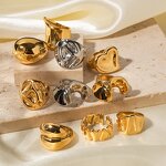Stainless Steel Rings Supplier - Custom 18K Gold Plated