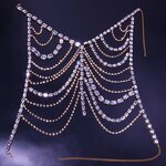 Rhinestone Body Chain Supplier - Custom Multilayer Exaggerated