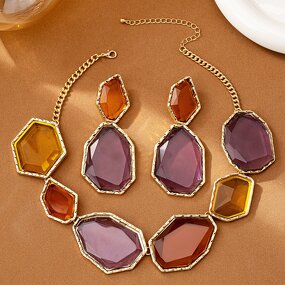 Hip Hop Jewelry Factory - Wholesale Bohemian Resin Gemstones