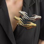 Hand Shaped Brooch Factory - Custom Fingertip Relative Design