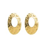Geometric Earrings Manufacturer - Custom Irregular Gold Drop