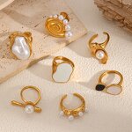 Pearl Ring Factory - Custom Ocean Style Gold-plated