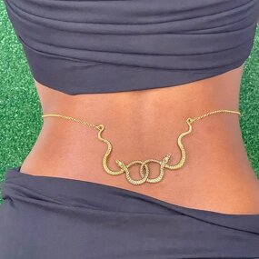 Waist Chain Supplier - Custom Double Snake Bikini