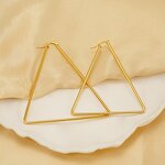 Titanium Steel Earrings Manufacturer - Custom Geometric Hoop