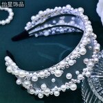 Pearl Headband Supplier - Custom French Retro Mesh