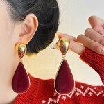 Drop Earrings Supplier - Custom Velvet Water Drop OEM