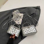 Pu Leather Jewelry Box Supplier - Custom Evening square Handbags