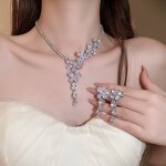 butterfly Jewelry Set Supplier - Custom Copper Inlaid Zircon