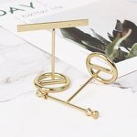 Metal Display Stand Manufacturer - Custom T-shaped Ring Display
