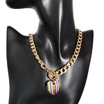 Cuba Chain Necklace Factory - Custom Micro Diamond Pendant