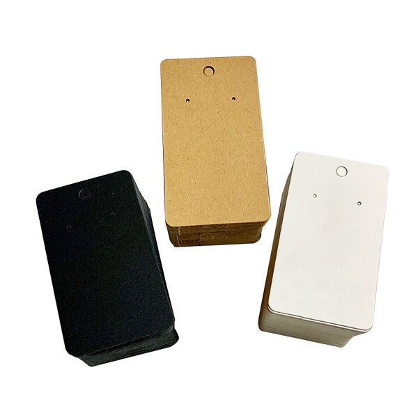 Earring Card Supplier - Custom Kraft Paper Packaging OEM