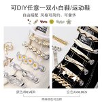 Shoe Charms Manufacturer - Custom Metal Buckle Pearl Strap