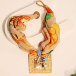 Scarf Necklace Supplier - Custom Fabric Printed Geometric