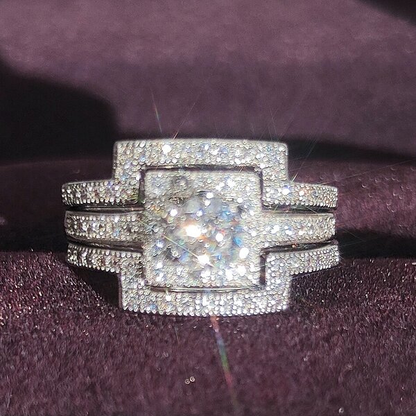 Couple Ring Manufacturer - Custom Luxury Combination Set