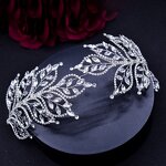 Hair Band Supplier - Custom Inlaid Diamond Olive Branch