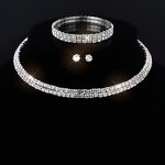 Wedding Jewelry Set Supplier - Custom Pearl Zircon Bride Set