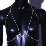 Bikini Chest Chain Factory - Custom Simple Diamond love Heart