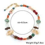Stone Necklace Manufacturer - Custom Colorful Natural Clavicle