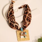 Scarf Necklace Supplier - Custom Fabric Printed Geometric