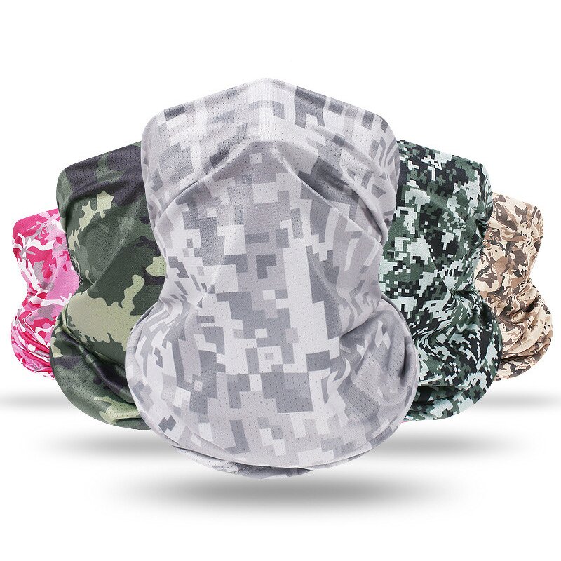 Neck Gaiter Manufacturer - OEM/ODM Custom Ice Silk Camo Quick Drying Gaiter