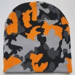 Beanie Hat Manufacturer - OEM/ODM Custom Cuffless Camo Jacquard Knit Beanie