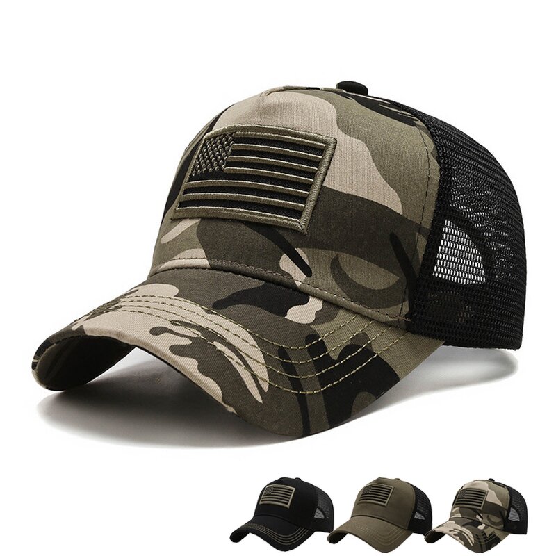 Baseball Cap Manufacturer - OEM/ODM Custom Embroidered USA Flag Patch Dad Hat