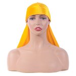 Durag Manufacturer - OEM/ODM Custom Elastic Wave Velvet Long Tail Pirate Hat