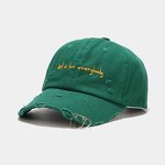 Baseball Hat Manufacturer - OEM/ODM Custom Hip Hop Letter Embroidery Dad Hat