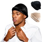 Durag Manufacturer - OEM/ODM Custom Silk Lined Pleuche Velvet Turban Head Wrap