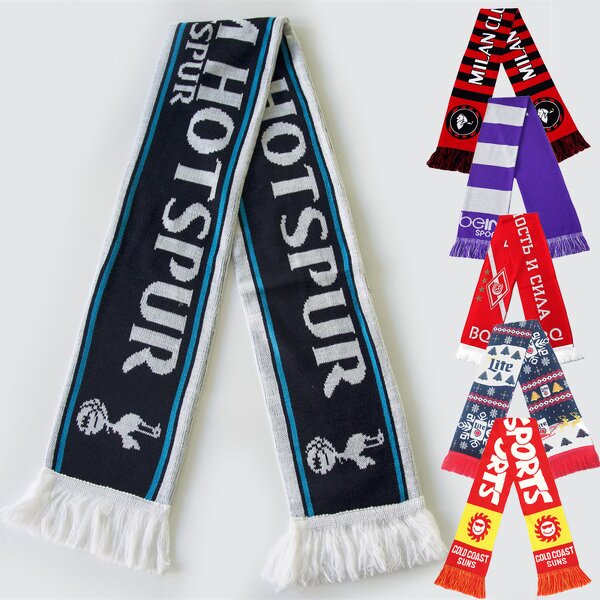 Fan Scarf Manufacturer - OEM/ODM Custom Jacquard Acrylic Team Basketball Scarf