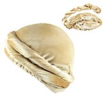 Durag Manufacturer - OEM/ODM Custom Silk Lined Pleuche Velvet Turban Head Wrap