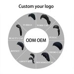Sleep Cap Manufacturer - OEM/ODM Custom Print Logo Wide Band Silk Satin Bonnet