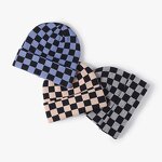 Beanie Hat Manufacturer - OEM/ODM Custom Argyle Plaid Checkered Knitted Hat