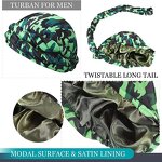 Durag Manufacturer - OEM/ODM Custom Satin Lined Pre-Tied Twisted Turban Band